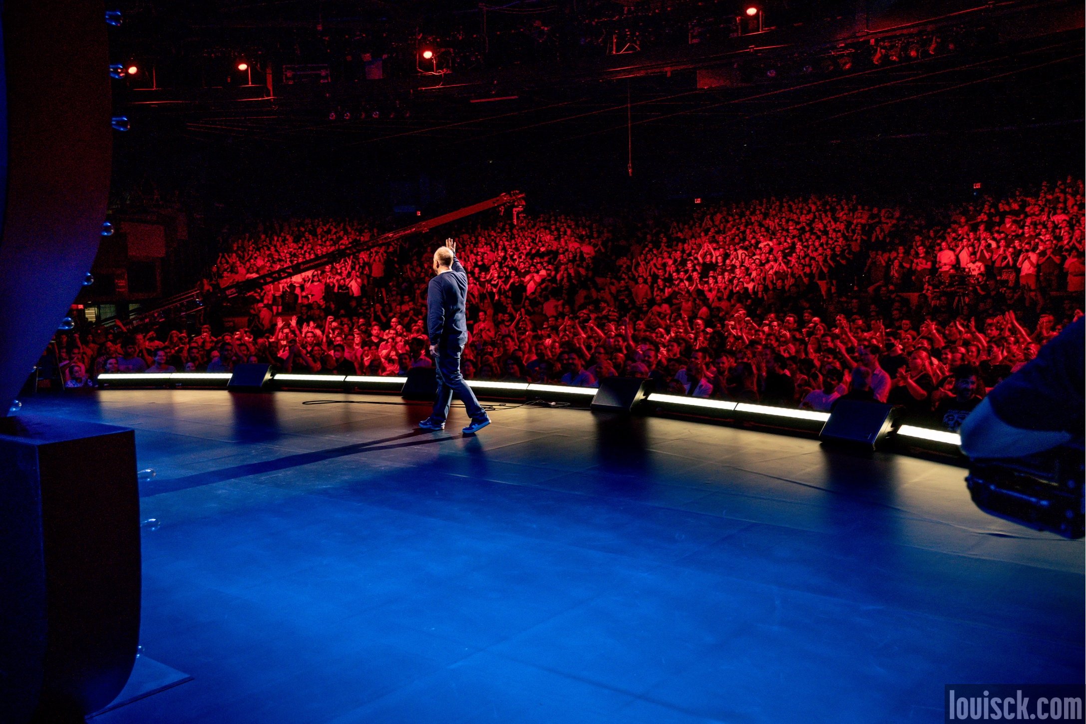 Photo 8 in 'LOUIS C.K. at MADISON SQUARE GARDEN' gallery showcasing lighting design by Mike Baldassari of Mike-O-Matic Industries LLC