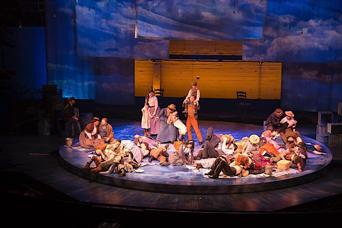 Photo 9 in 'Rodgers & Hammerstein's Carousel' gallery showcasing lighting design by Mike Baldassari of Mike-O-Matic Industries LLC