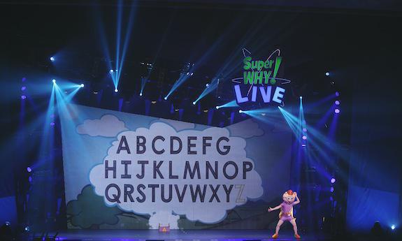 Photo 2 in 'Super WHY Live!' gallery showcasing lighting design by Mike Baldassari of Mike-O-Matic Industries LLC