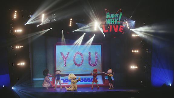 Photo 6 in 'Super WHY Live!' gallery showcasing lighting design by Mike Baldassari of Mike-O-Matic Industries LLC