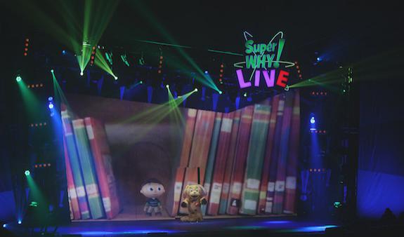 Photo 10 in 'Super WHY Live!' gallery showcasing lighting design by Mike Baldassari of Mike-O-Matic Industries LLC