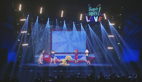 Photo 11 in 'Super WHY Live!' gallery showcasing lighting design by Mike Baldassari of Mike-O-Matic Industries LLC