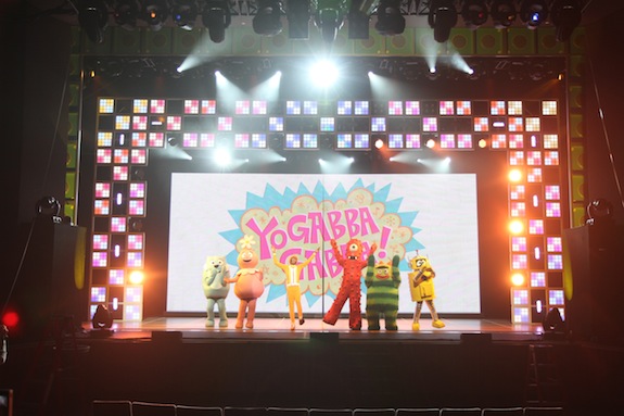 Photo 4 in 'Yo Gabba Gabba! LIVE!: There's a Party in My City!' gallery showcasing lighting design by Mike Baldassari of Mike-O-Matic Industries LLC
