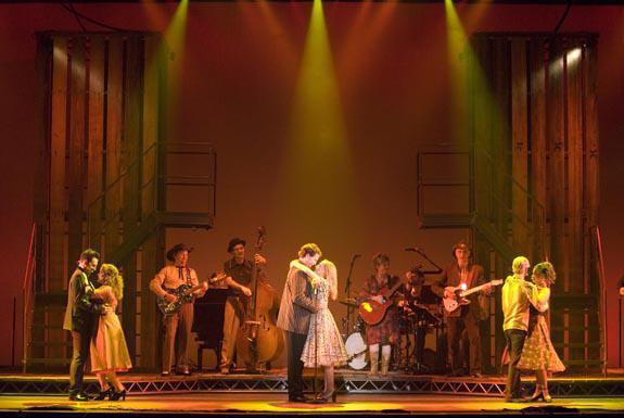 Photo 16 in 'Ring of Fire: The Music of Johnny Cash' gallery showcasing lighting design by Mike Baldassari of Mike-O-Matic Industries LLC