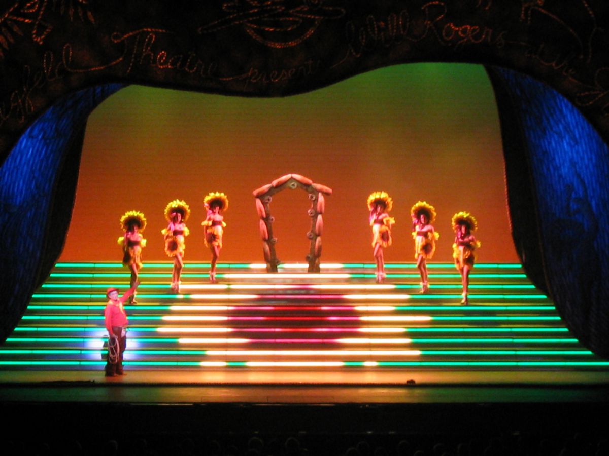 Photo 3 in 'The Will Rogers Follies: A Life in Review,' gallery showcasing lighting design by Mike Baldassari of Mike-O-Matic Industries LLC